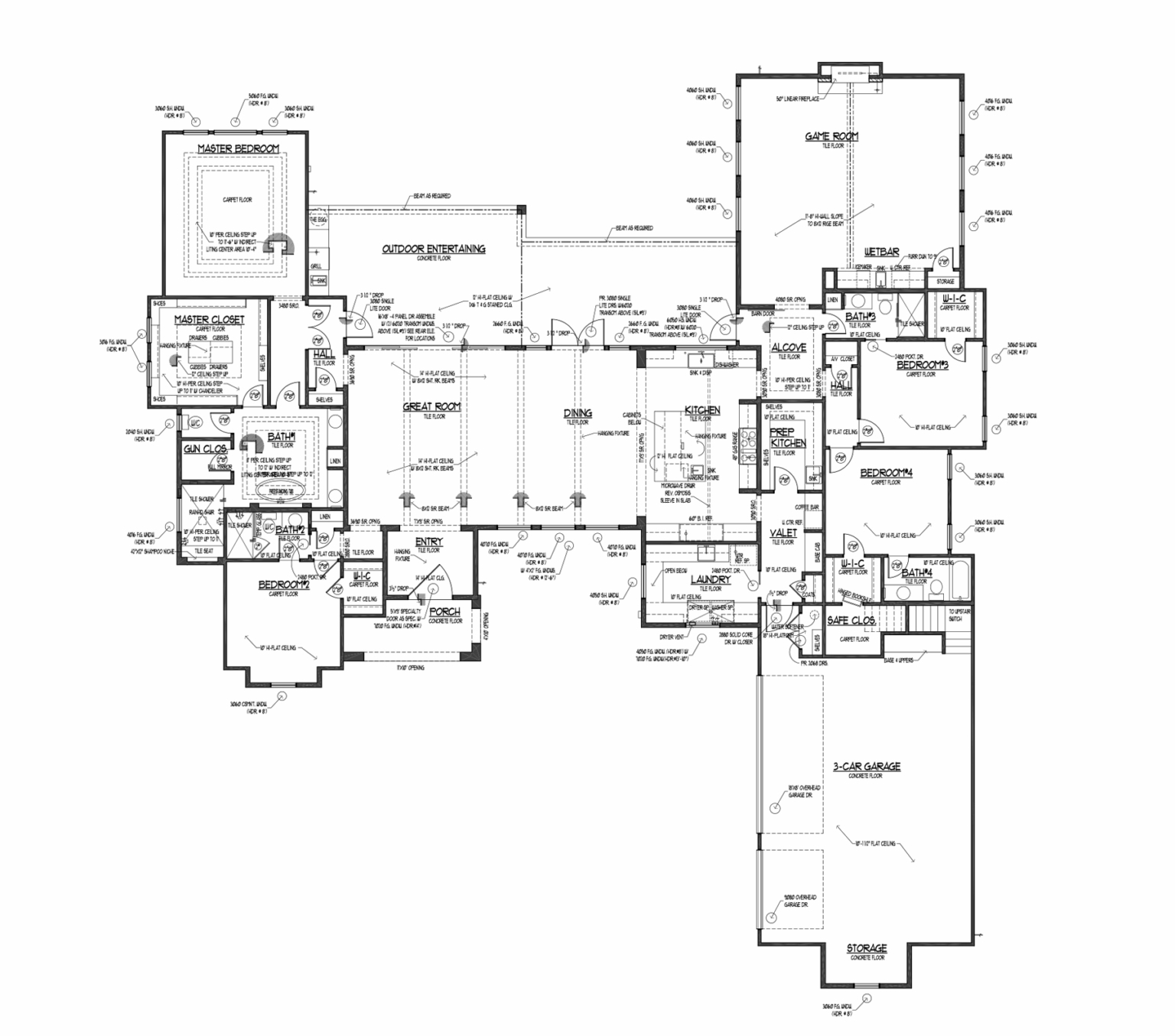 Tx. Plan Simulation How to Read a Custom Home Floor Plan | TX Signature